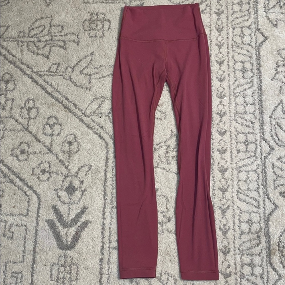pink lululemon align leggings.